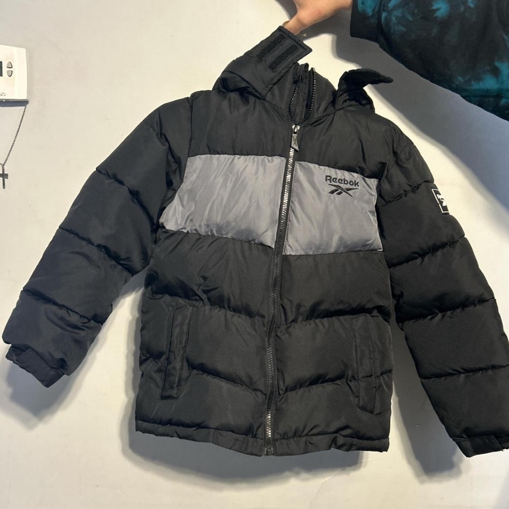 Reebok Black and Silver Jacket